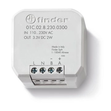 Tápegység a BLISS Wi-Fi szobatermosztáthoz FINDER 01C.02.8.230.0300-as típus