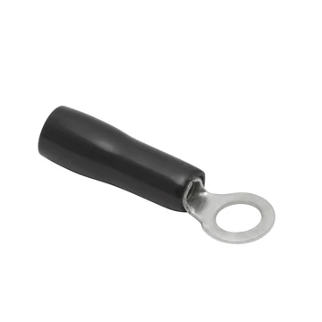 Szigetelt gyűrűs saru, szemes saru 4mm, FEKETE 05404FK