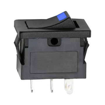 Billenő kapcsoló, 1 áramkör, 15 A - 12 V DC, OFF-ON, kék LED-del 09027KE GLOBIZ