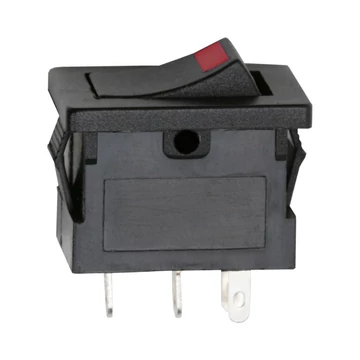 Billenő kapcsoló, 1 áramkör, 15A-12VDC, OFF-ON, piros LED-del 09027PI GLOBIZ