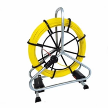 Behúzószalag RUNPOTEC berudaló, üvegszál, műanyag burkolattal, profi Set 60 méter, 4,5mm, 100470