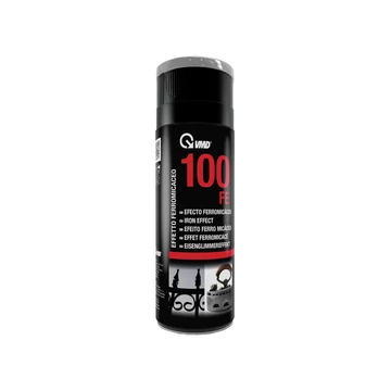 Fényes fekete festék spray - fémekhez - 400 ml 17300FE