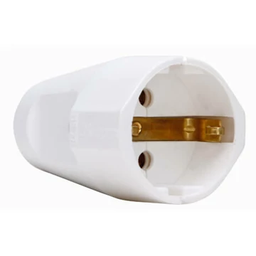 Dugalj fehér műanyag 250V 16A IP20 KOPP 1821.0200.6