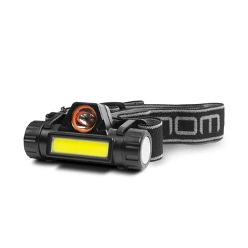 Fejlámpa COB+SMD LED-es fejlámpa - akkumulátorral Phenom 18616B