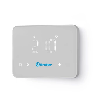 Finder Bliss fali szobatermosztát, fehér, háttérvilágítású érintőkijelző, heti program, 5 A, Wi-Fi FINDER 1C.91.9.003.0W07