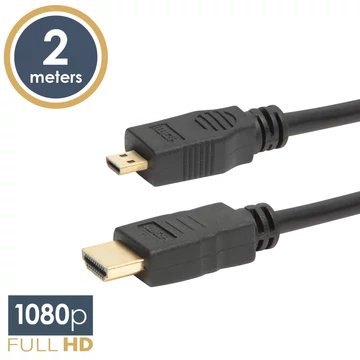 Micro HDMI kábel • 2 m 20317 Globiz
