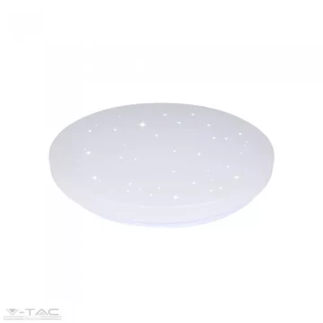 24W LED csillogó búrás kör mennyezeti lámpa állítható színhőmérséklet - 217606 V-TAC