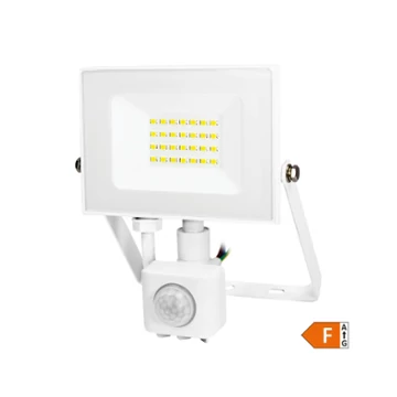 COMMEL led reflektor. 20w. 4000k. 1600lm. ip44. mozgásérzékelővel. fehér                                      