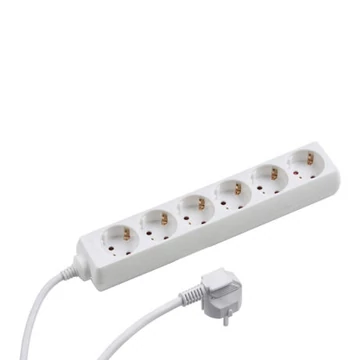 Anco hálózati elosztó 6-os 5m H05VV-F 3x1,5 mm2 321161