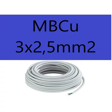 MBCu 3x2,5mm2 kábel