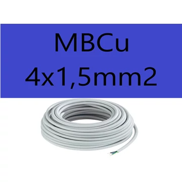 MBCu 4x1,5mm2 kábel