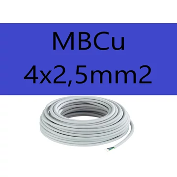 MBCu 4x2,5mm2 kábel
