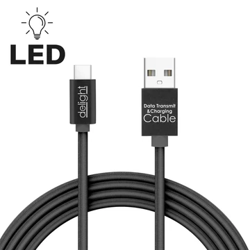 Adatkábel - USB Type-C 55442C-BK Delight