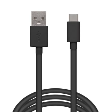 USB kábel, Adatkábel - USB Type-C - fekete - 2 m 55550BK-2 Delight