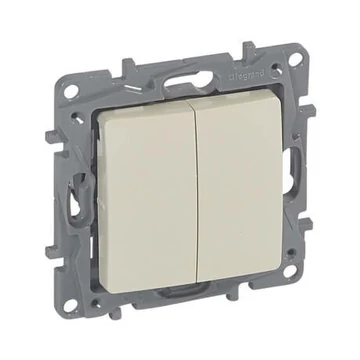 Legrand Niloé 105 csillárkapcsoló körömmel bézs 664606