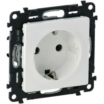 LEGRAND Valena Life 2P+F csatlakozóaljzat gyermekvédelemmel, csavaros vezetékbekötéssel fehér 753124