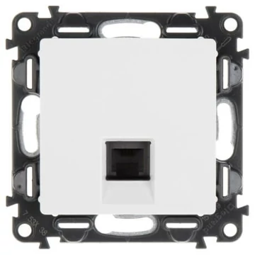 Legrand Valena Life 1xRJ11 telefon aljzat fehér 753138