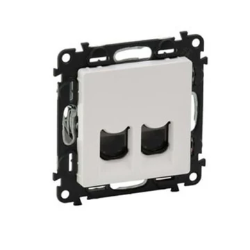 Legrand Valena Life 2xRJ45 Cat 5e UTP csatlakozóaljzat fehér 753141