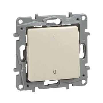 Legrand Niloé 102 kétpólusú kapcsoló körömmel bézs 764617