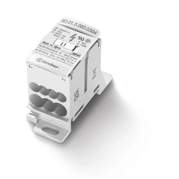 Finder 9D.01.5.080.0304 Fővezetéki leágazó kapcsok • 80 A • 7 pólusú