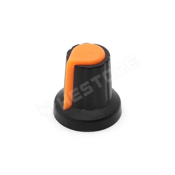 Forgatógomb, 6mm, narancssárga AS-KNOB-O