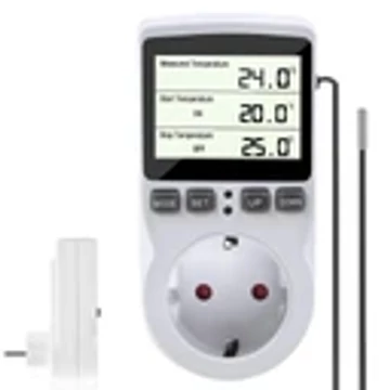 Dugaszolható termosztát, Programozható, Digitális, 3680W, -40 ℃ ~ 120°C ASK2256