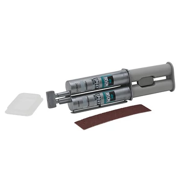 Fémszínű kétkomponensű epoxi ragasztó BISON B05442