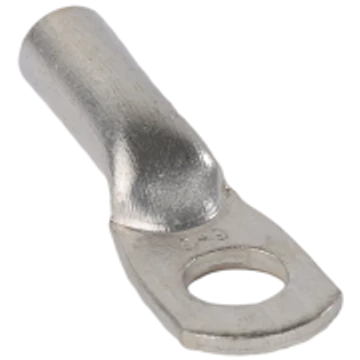Szigeteletlen szemes csősaru,ónozott elektrolitréz 6mm2, M6, (d1=4.4mm, d2=6.2mm) CLH6-6