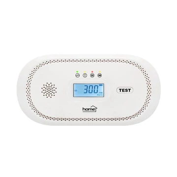 HOME CO10LCD szén-monoxid vészjelző, LCD kijelző , elemes, 2 év elem élettartam, 10 év érzékelő élettartam CO10LCD