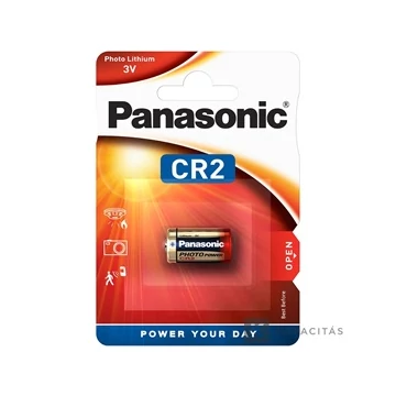 Panasonic CR2 3V lítium fotóelem 1db/csomag; az ár 1db -ra értendő CR-2L/1BP SMART
