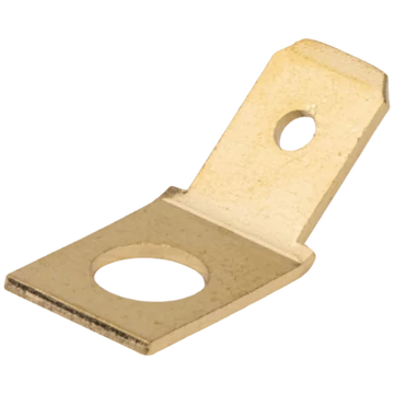 Csavaros rögzítésű szigeteletlen csatlakozó csap, sárgaréz CSA-90-5