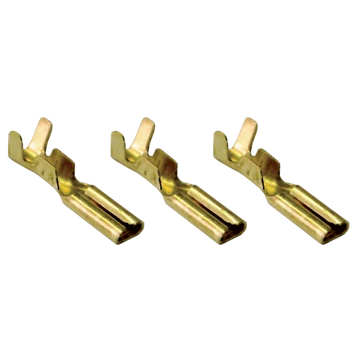 Csúszósaru csatlakozó hüvely, sárgaréz CSH3