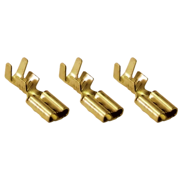 Csúszósaru csatlakozó hüvely, sárgaréz CSH5