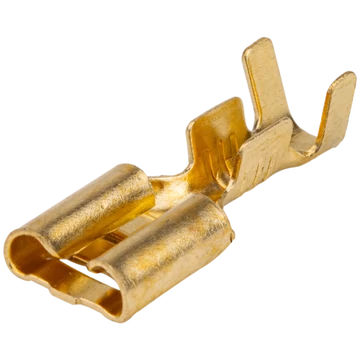 Csúszósaru csatlakozó hüvely, sárgaréz CSH6