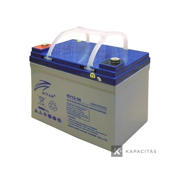 Ritar EV12-36 12V 36Ah elektromos járműmeghajtó akkumulátor EV12-36                                           