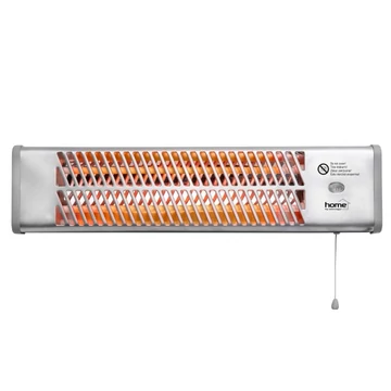 Home FK 24 falra szerelhető elektromos karccsöves fűtőtest, 600W/1200W, IPX4 védelem, ezüst FK24
