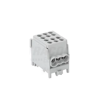 Főáramköri leágazó kapocs, sínre szerelhető, szürke FLECU-25-16-3 Tracon