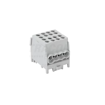 Főáramköri leágazó kapocs, sínre szerelhető, szürke FLECU-25-16-4 Tracon