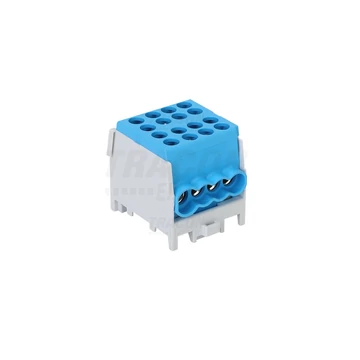Főáramköri leágazó kapocs, sínre szerelhető, kék FLECU-25-16-4K Tracon