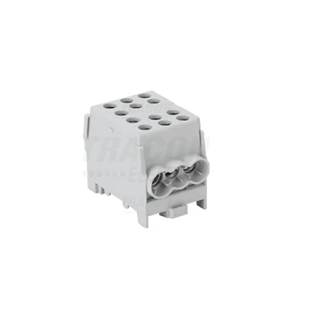 Főáramköri leágazó kapocs, sínre szerelhető, szürke FLECU-35-25-3 Tracon