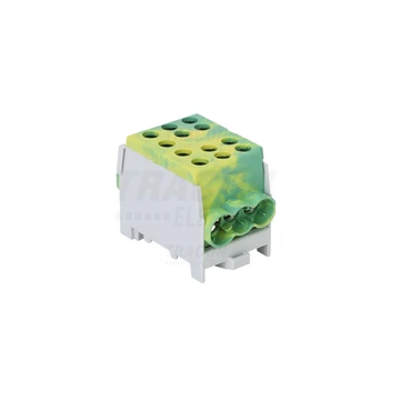 Főáramköri leágazó kapocs, sínre szerelhető, zöld/sárga FLECU-35-25-3ZS Tracon