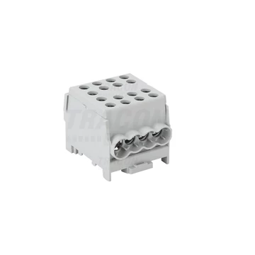 Főáramköri leágazó kapocs, sínre szerelhető, szürke FLECU-35-25-4 Tracon