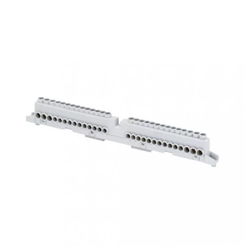 Gewiss GW40412B csavaros és/vagy kapcsos sorkapocs - 80A - ip20 - kétpólusú - pólus 1 n/t (3x16)+(11x10) pólus 2 n/t (3x16)+(11x10) Gewiss GW40412B