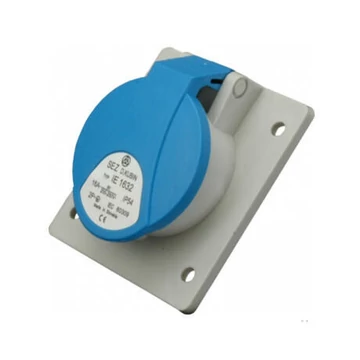 Ipari beépíthető csatlakozóaljzat dugalj 230V 3P 32A IP54 SEZ IE 3232