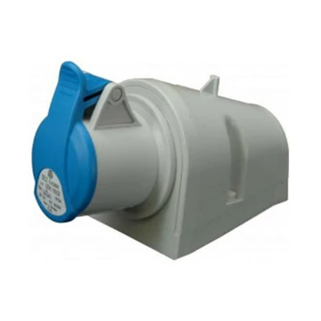 Rögzíthető ipari csatlakozóaljzat dugalj 230V 3P 16A IP44 SEZ IZN 1632