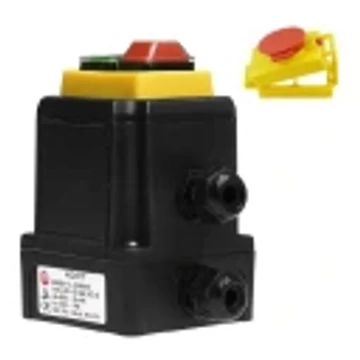 Relés biztonsági kapcsoló, 3 fázisú 400V fedél STOP erőkapcsoló KEDU KOA1T JD relé