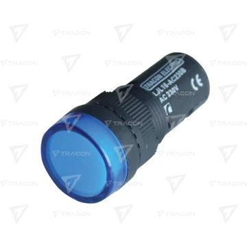 LED-es jelzőlámpa, kék LJL16-BE  TRACON
