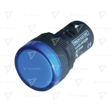 LED-es jelzőlámpa, kék  LJL22-BE  TRACON