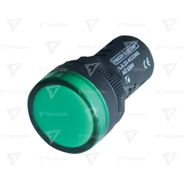 LED-es jelzőlámpa, zöld  LJL22-GE  TRACON