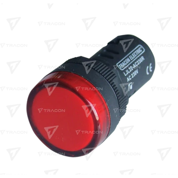 LED-es jelzőlámpa, piros  LJL22-RE  TRACON
